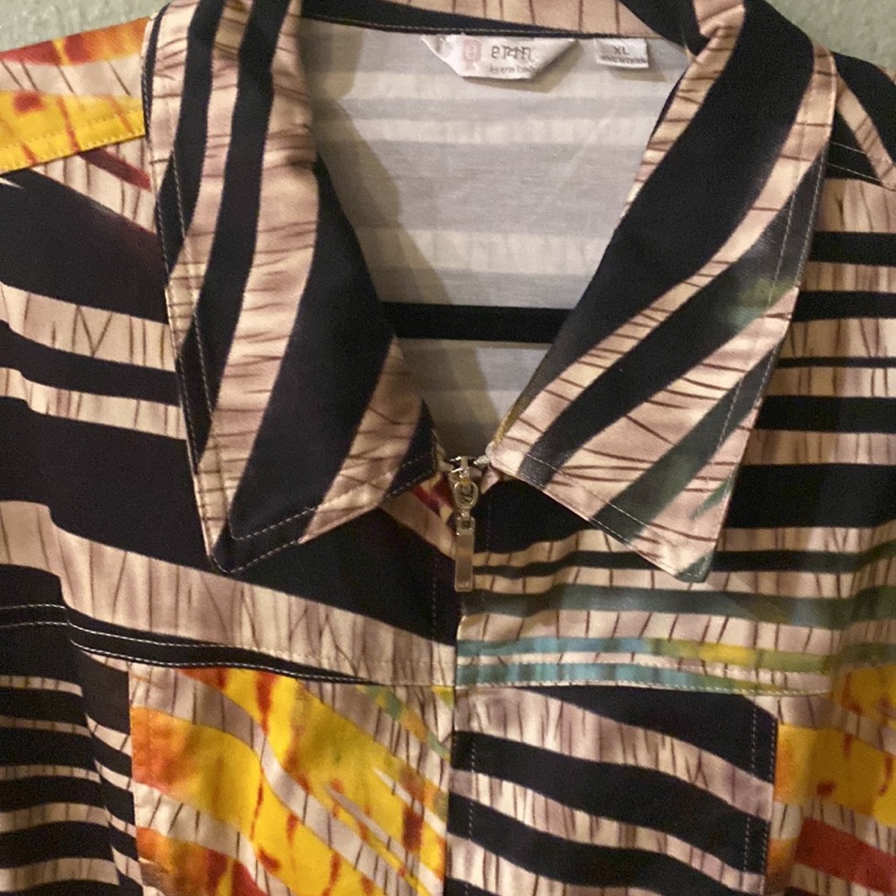 Striped Multicolor Women's Jacket - Picture 2 of 15